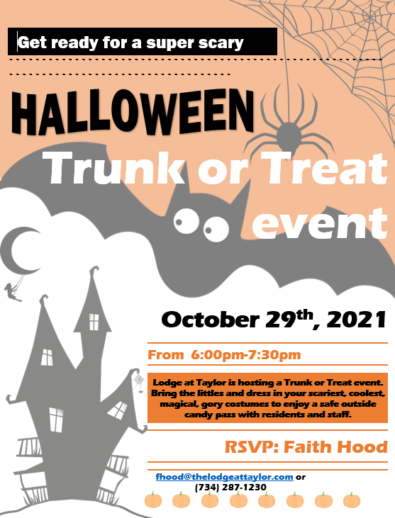 Join us for Trunk or Treating!